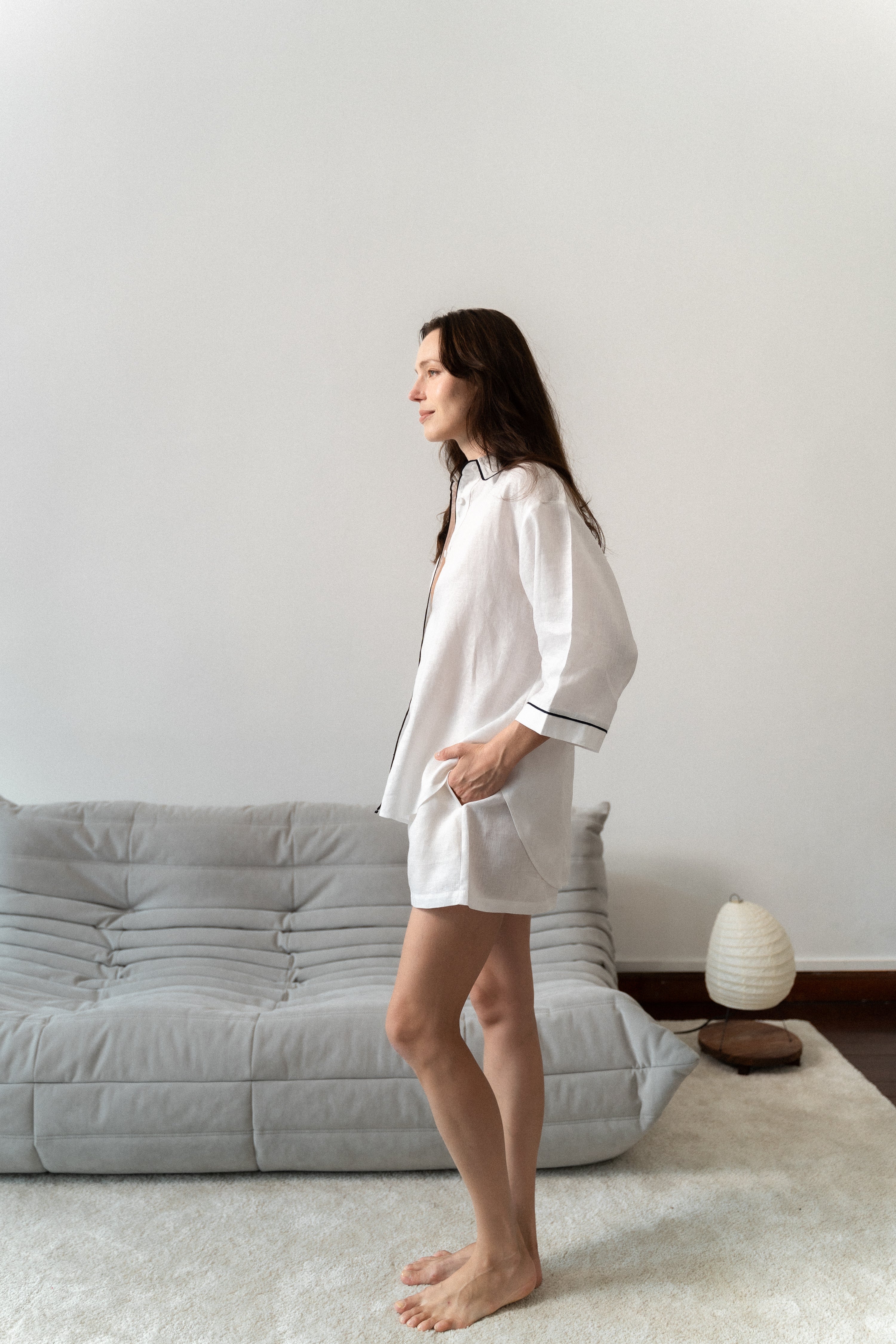 Pillow Shorts | White