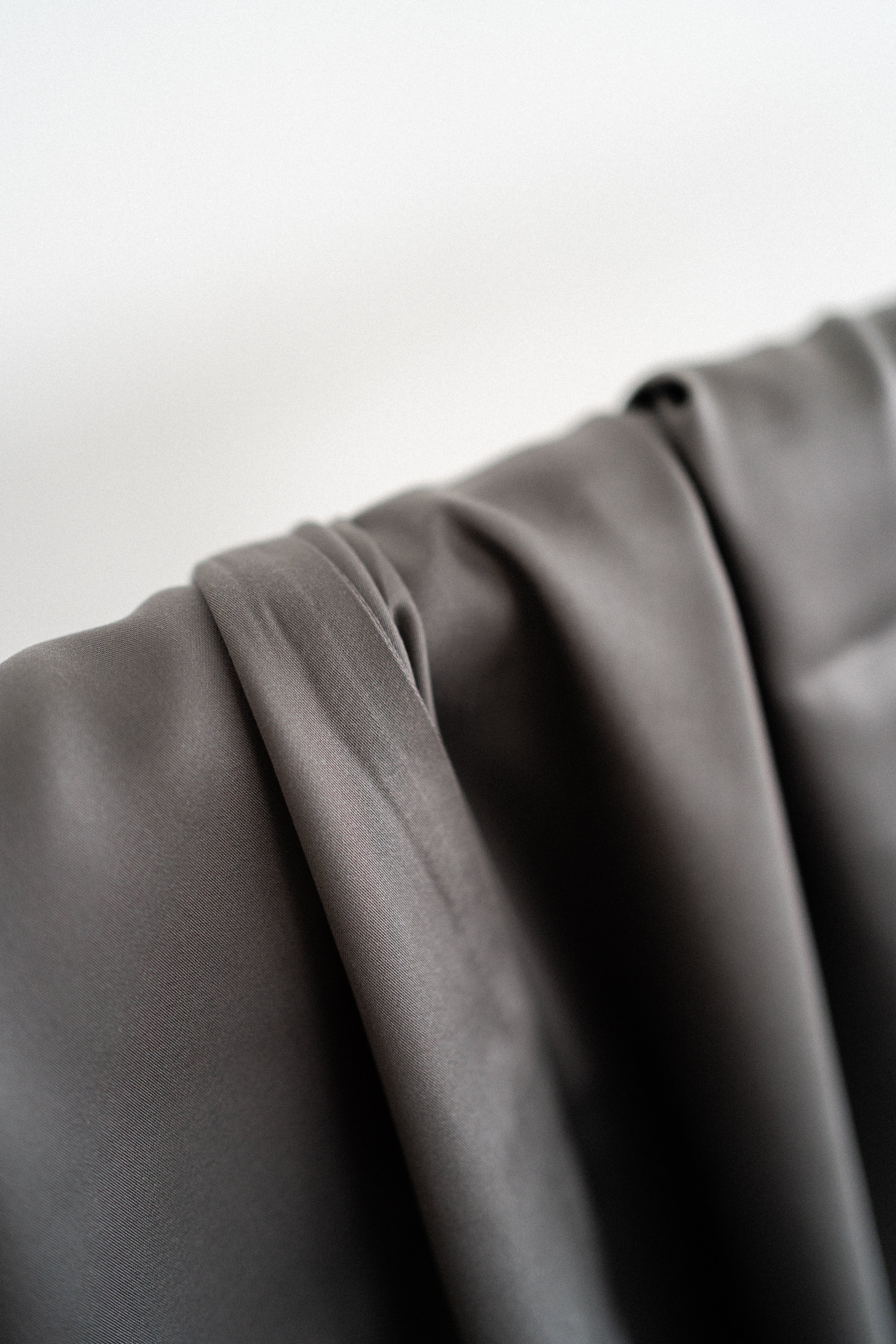 TENCEL™ Duvet Cover Set | Chalk White x Granite Grey