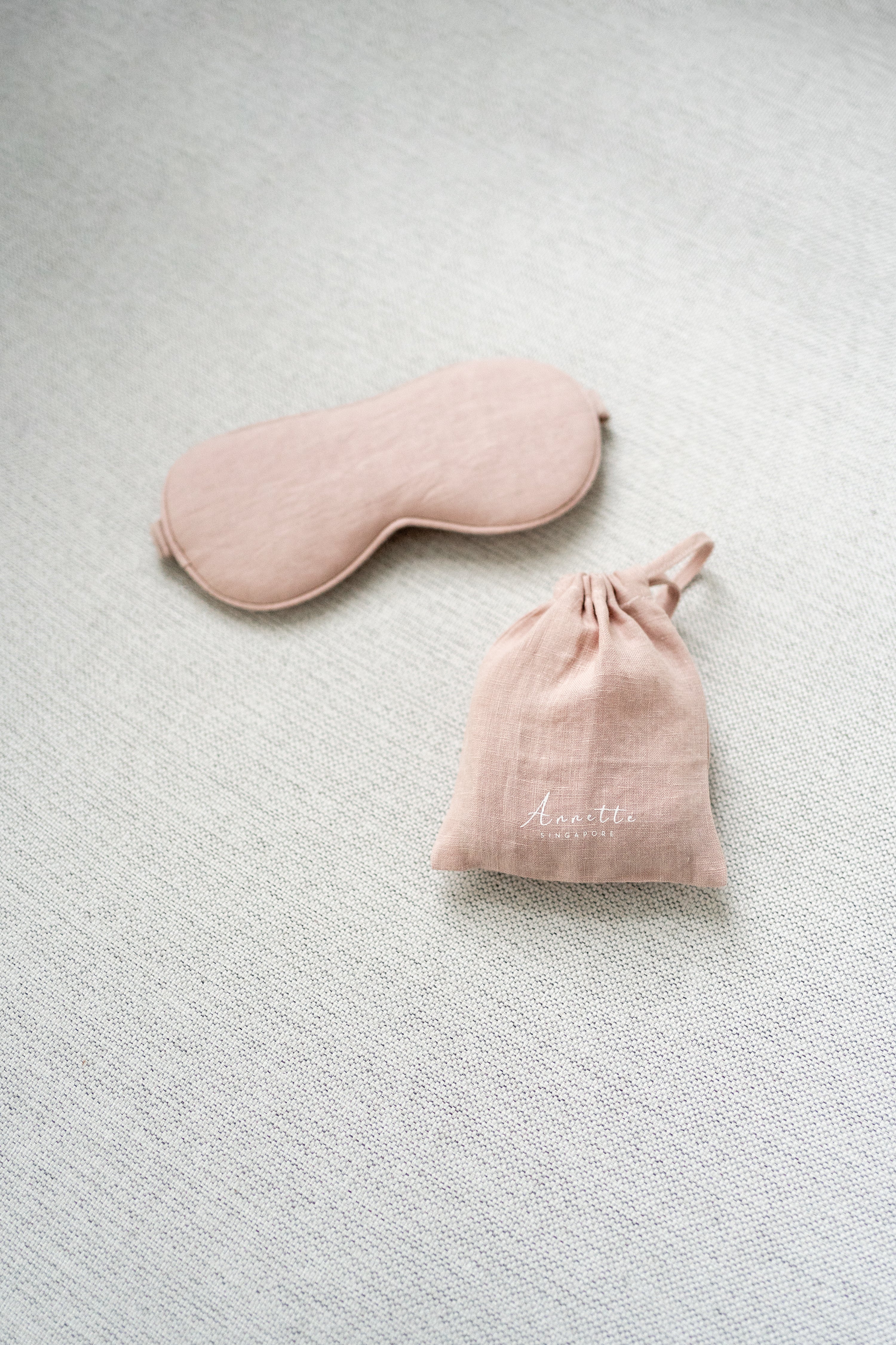 Linen Sleep Mask | Dusty Rose