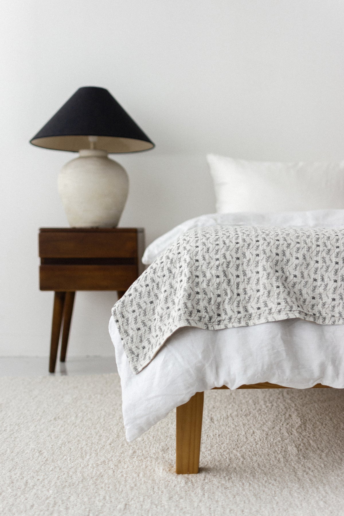 Organic Cotton Knit Blanket - Cinnamon main image 0