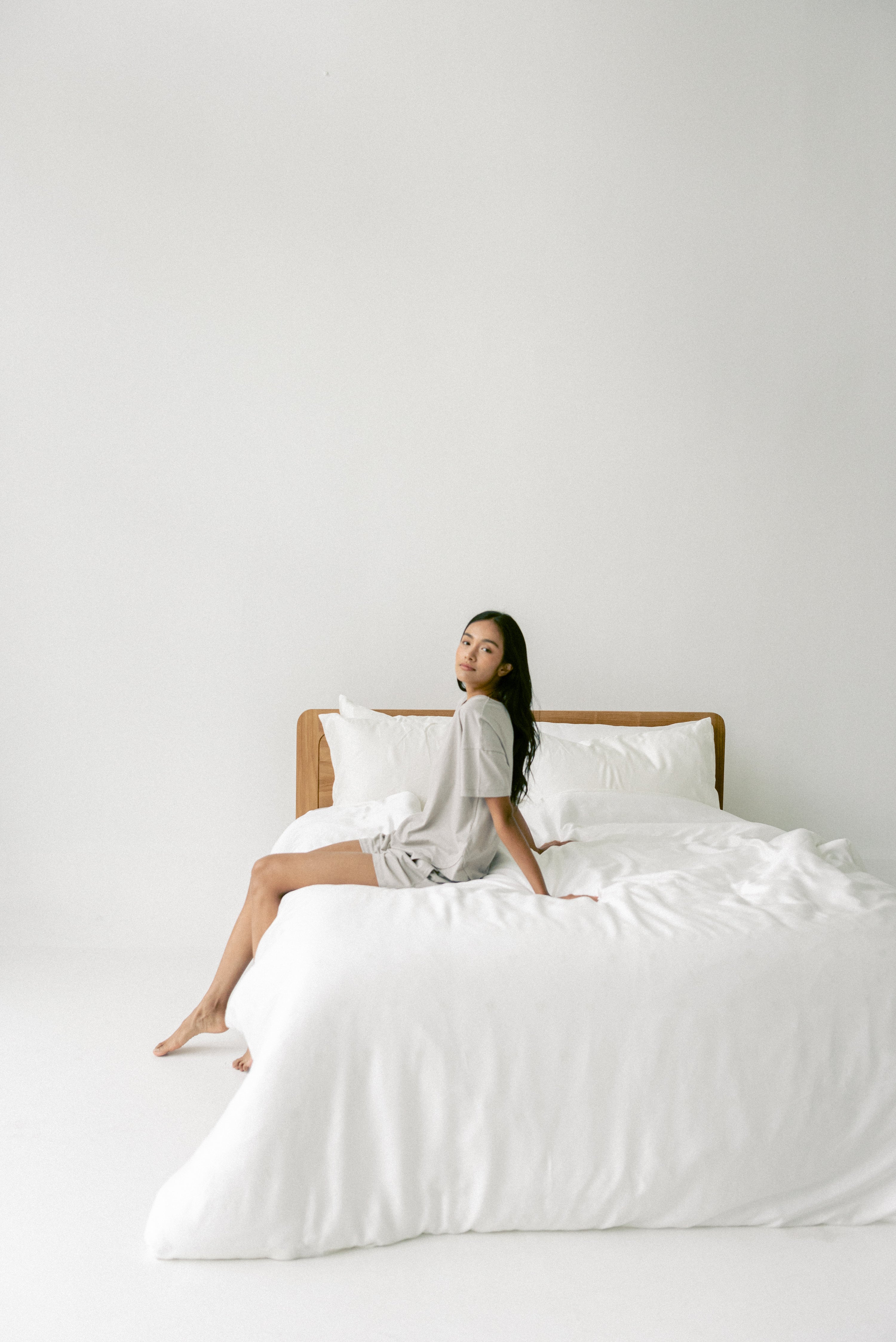 TENCEL™ Duvet Cover Set | Chalk White