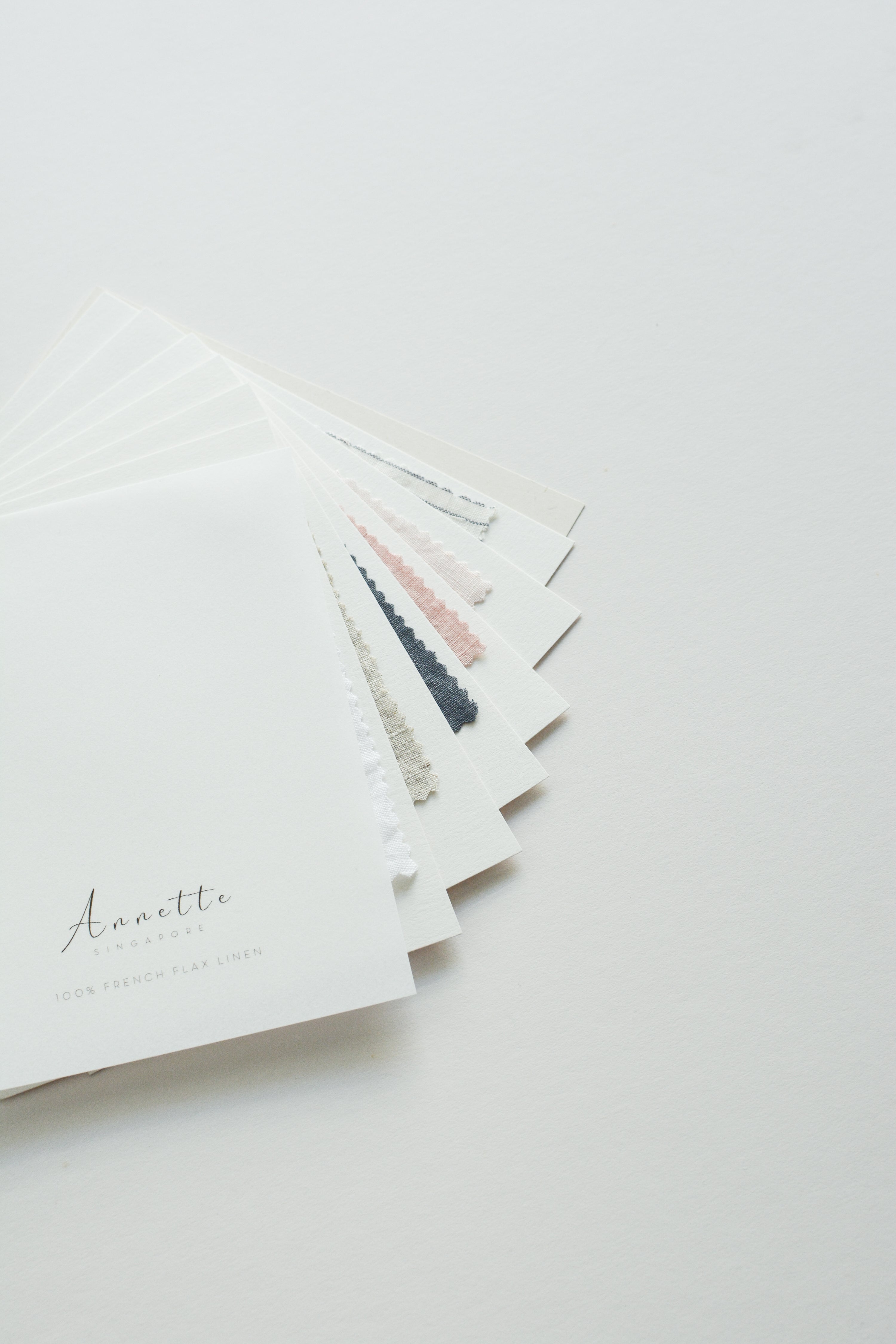 Linen Bedding Fabric Swatch