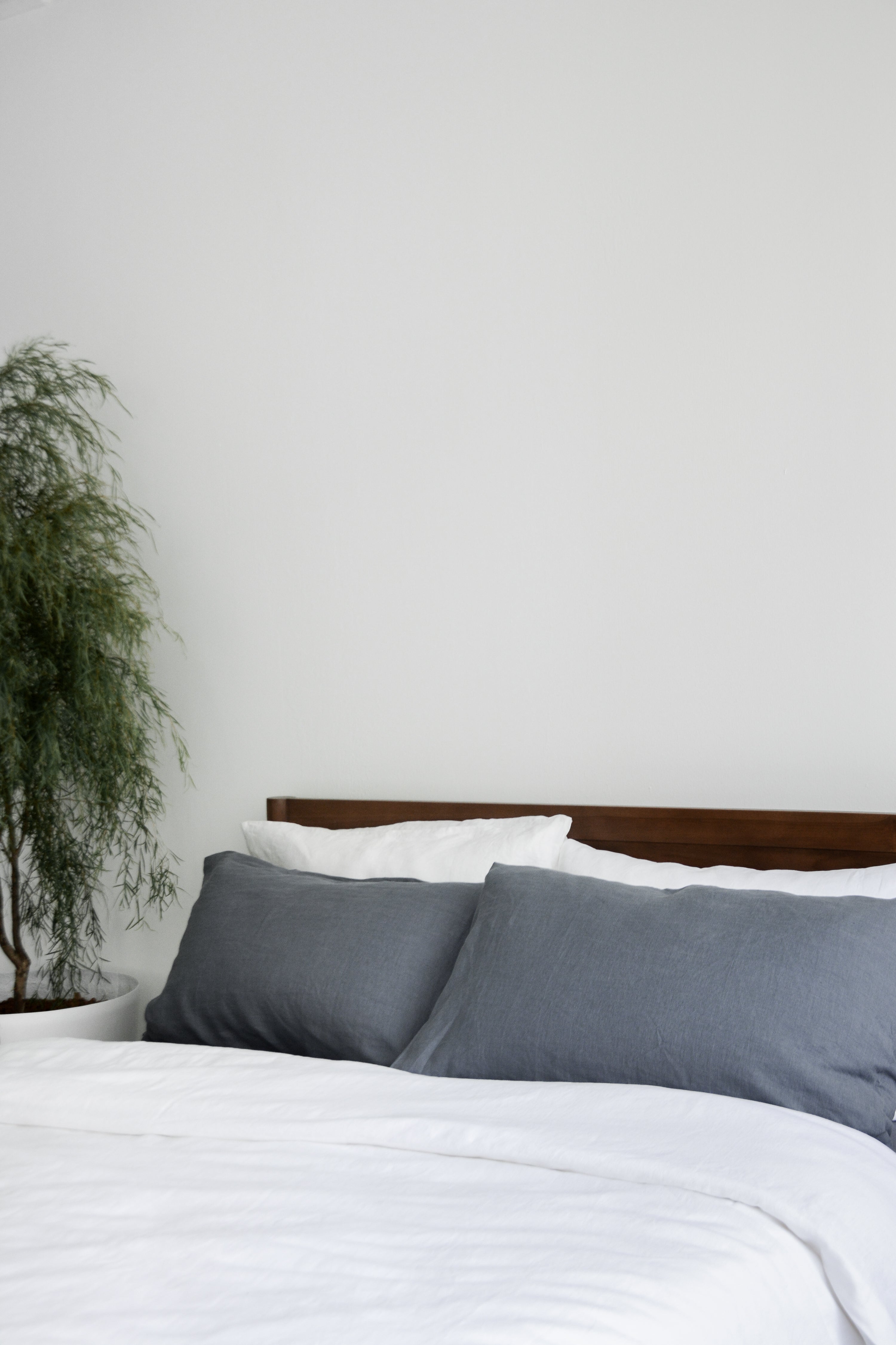 Linen Fitted Sheet Set | Slate Grey
