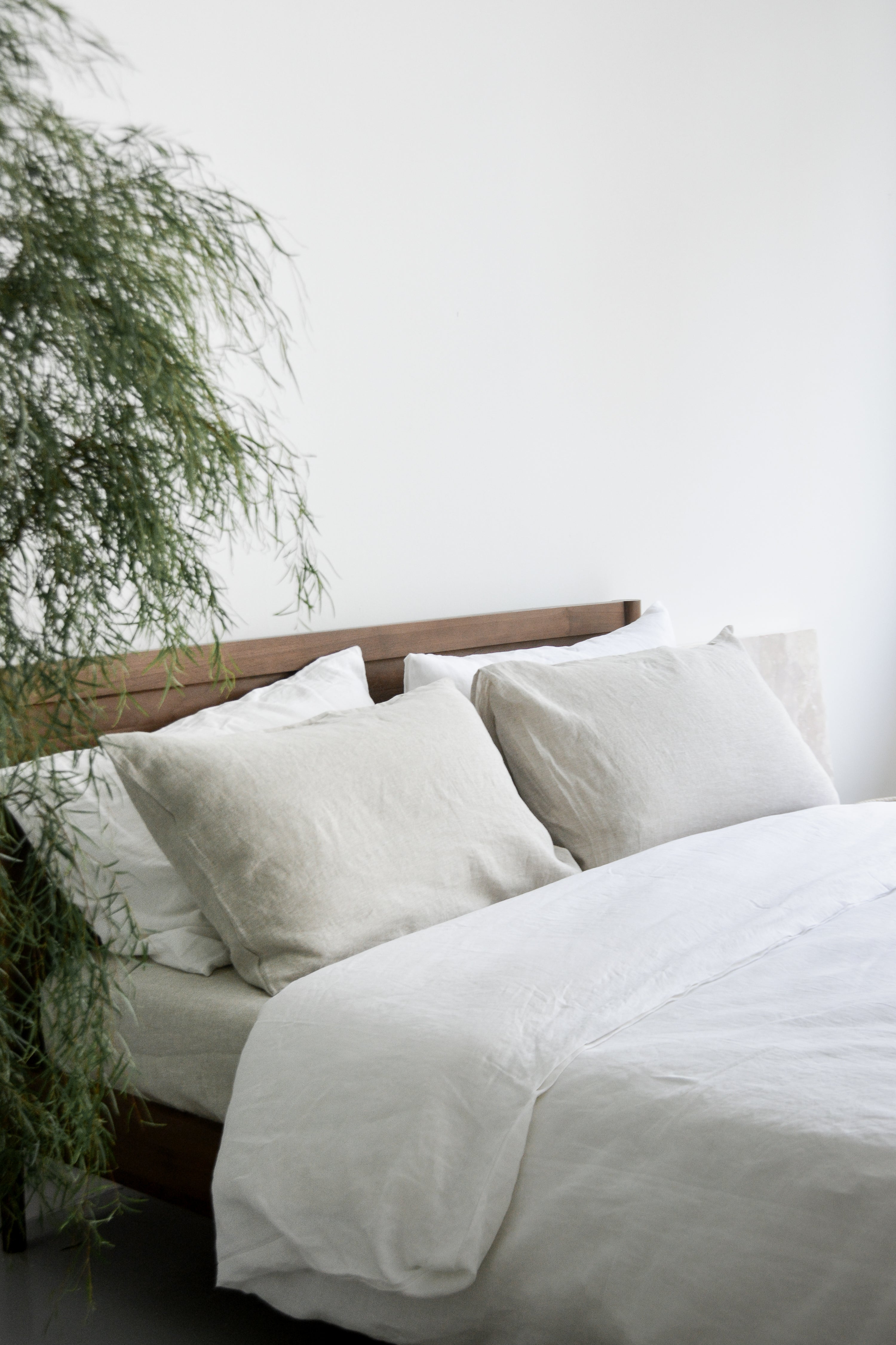 Linen Duvet Cover Set | White