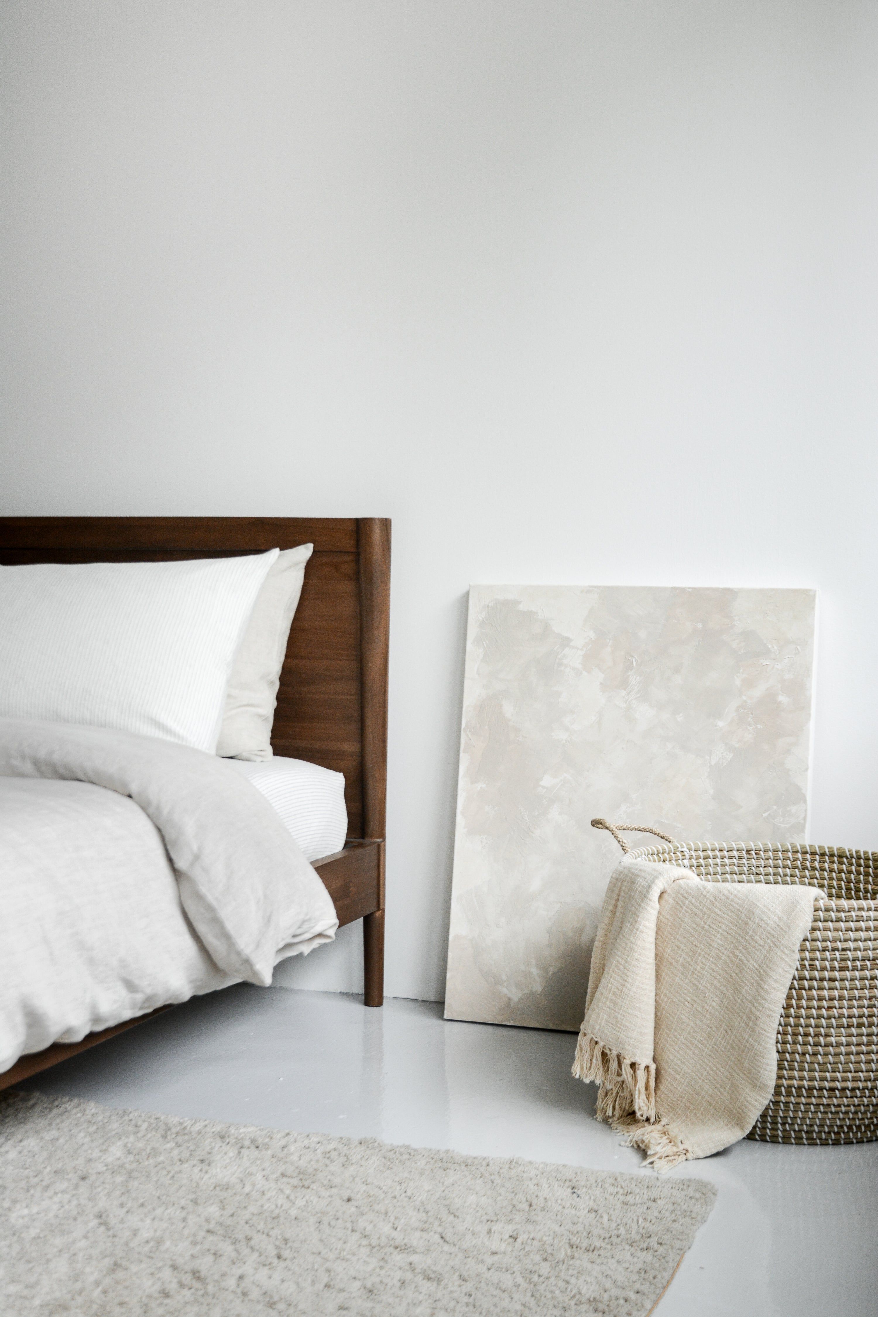 Linen Fitted Sheet Set | Pinstripes