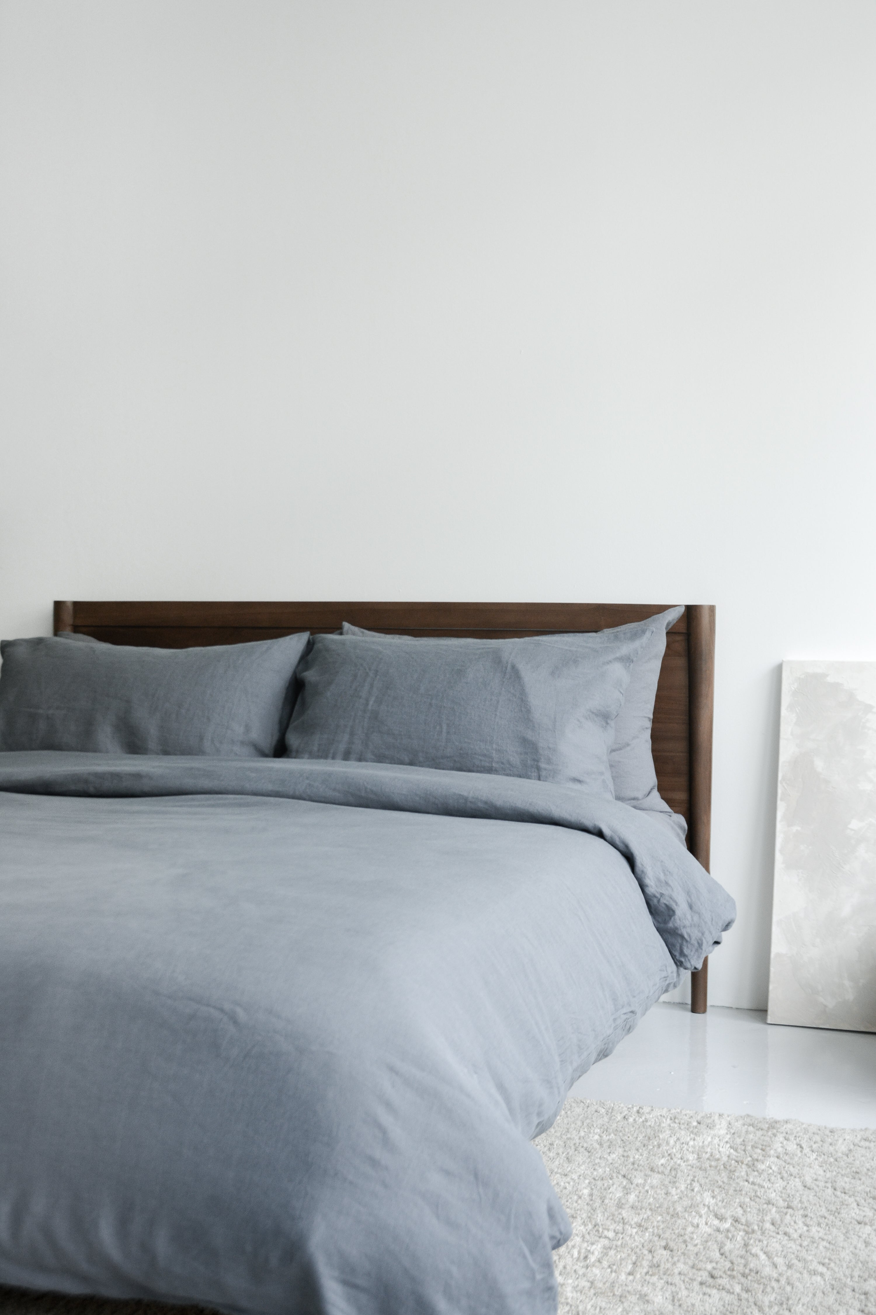 Linen Duvet Cover Set | Slate Grey
