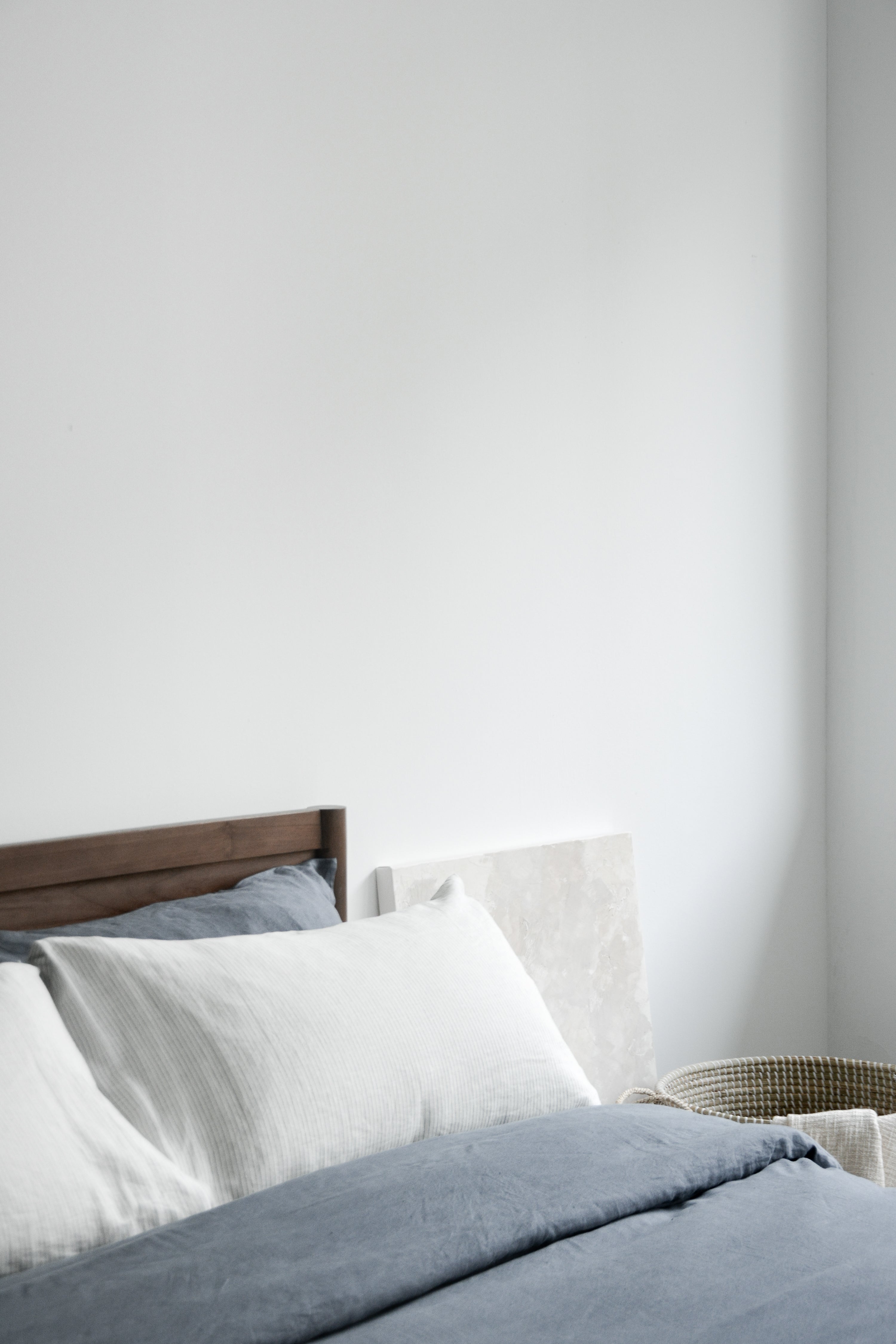 Linen Fitted Sheet Set | Pinstripes