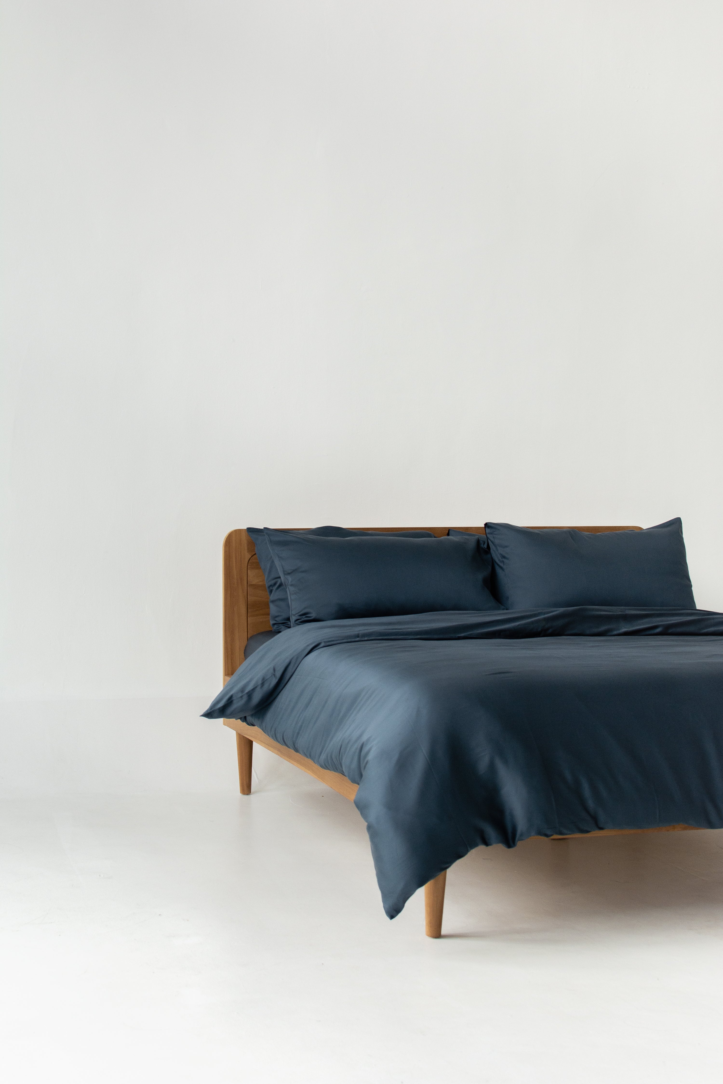 TENCEL™ Fitted Sheet Set | Midnight Blue