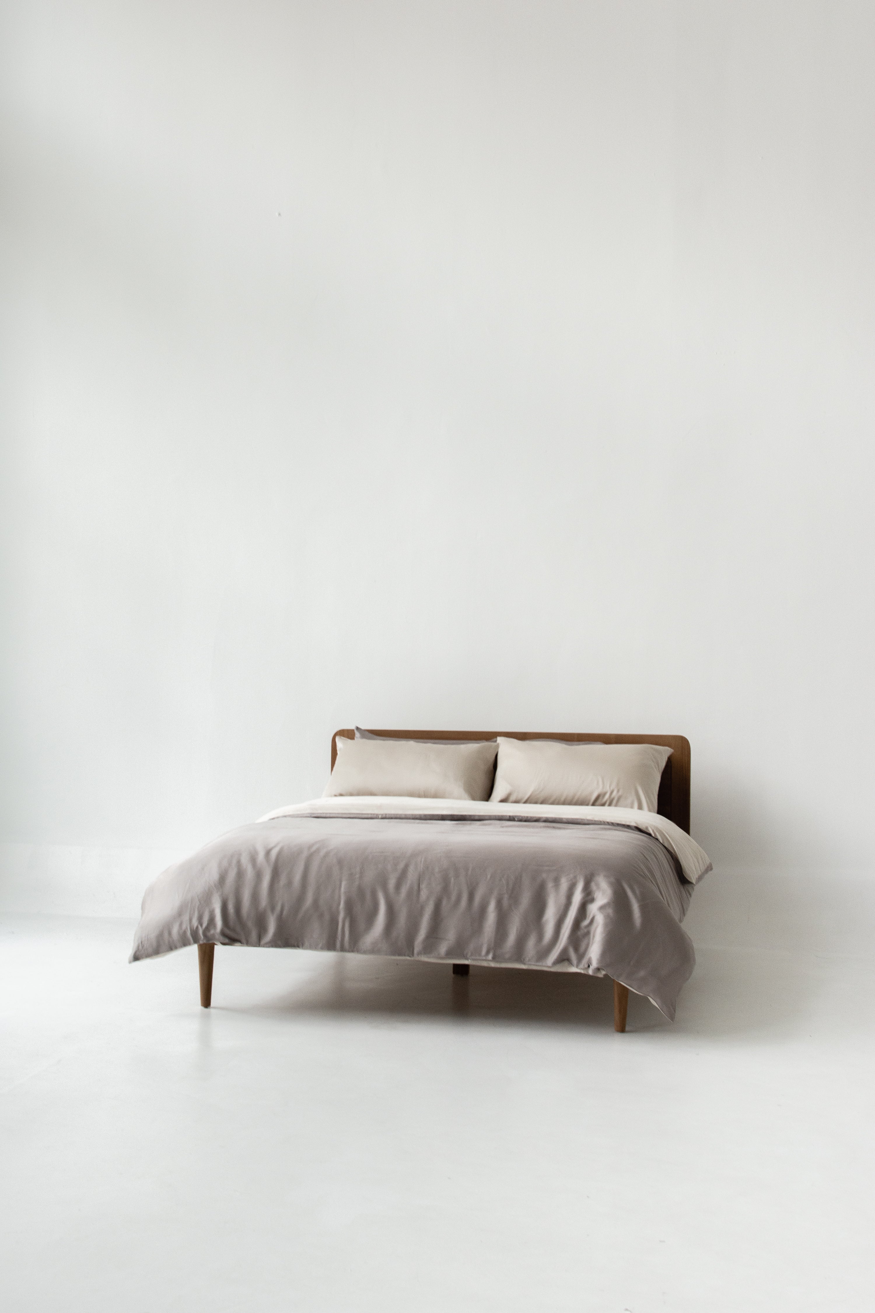 TENCEL™ Duvet Cover Set | Sandy Beige x Warm Taupe
