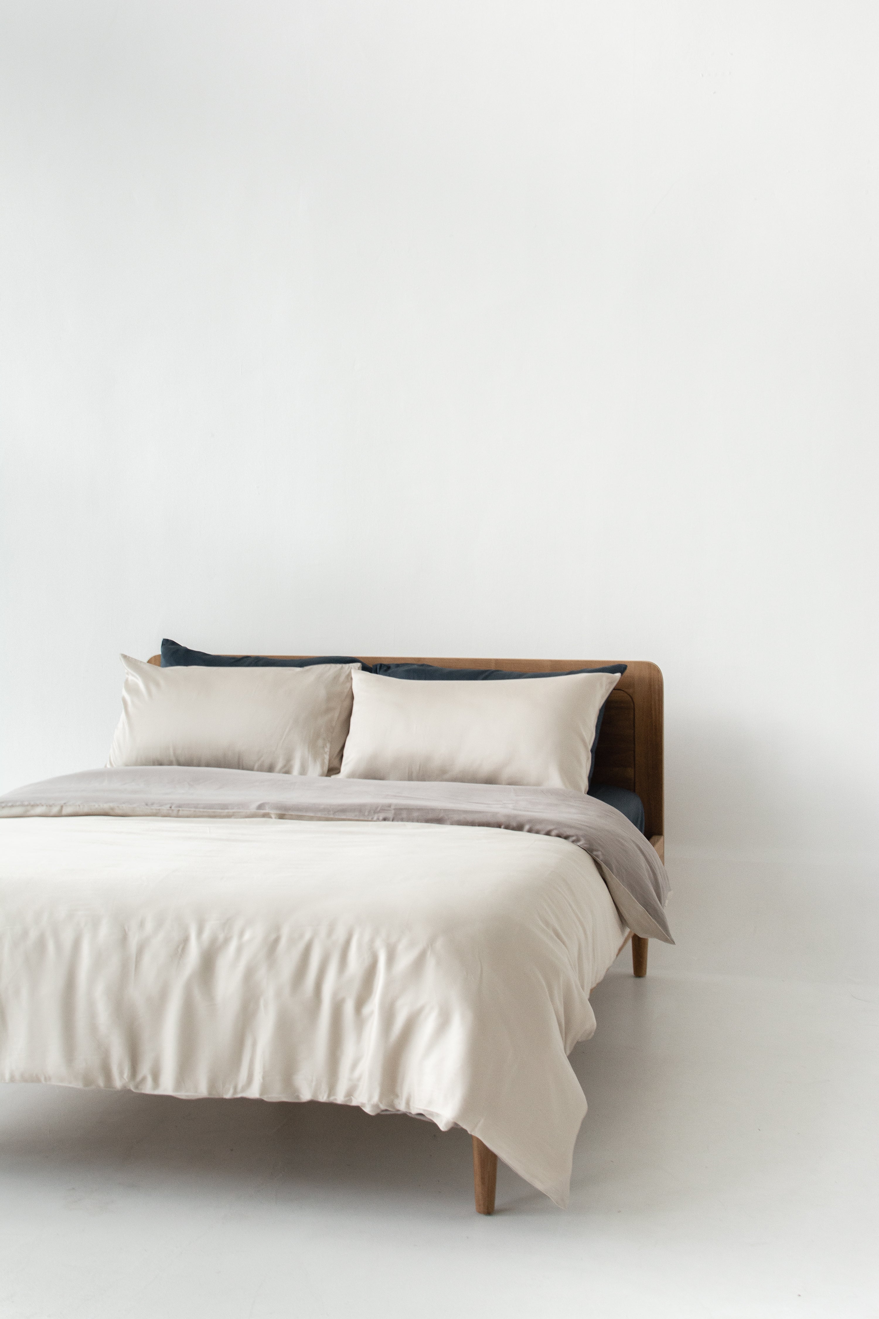 TENCEL™ Duvet Cover Set | Sandy Beige x Warm Taupe