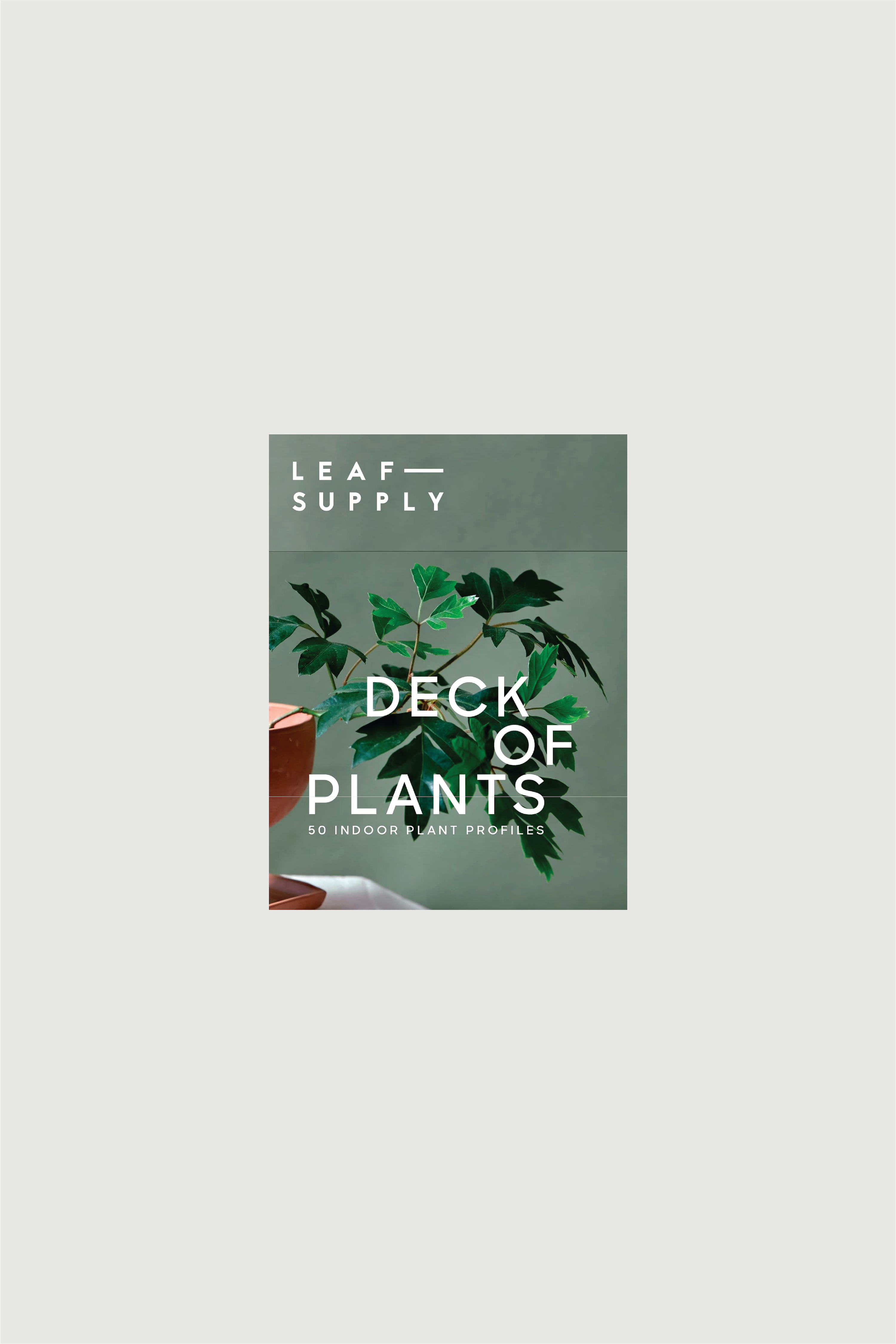 Leaf Supply Deck of Plants: 50 Indoor Plant Profiles