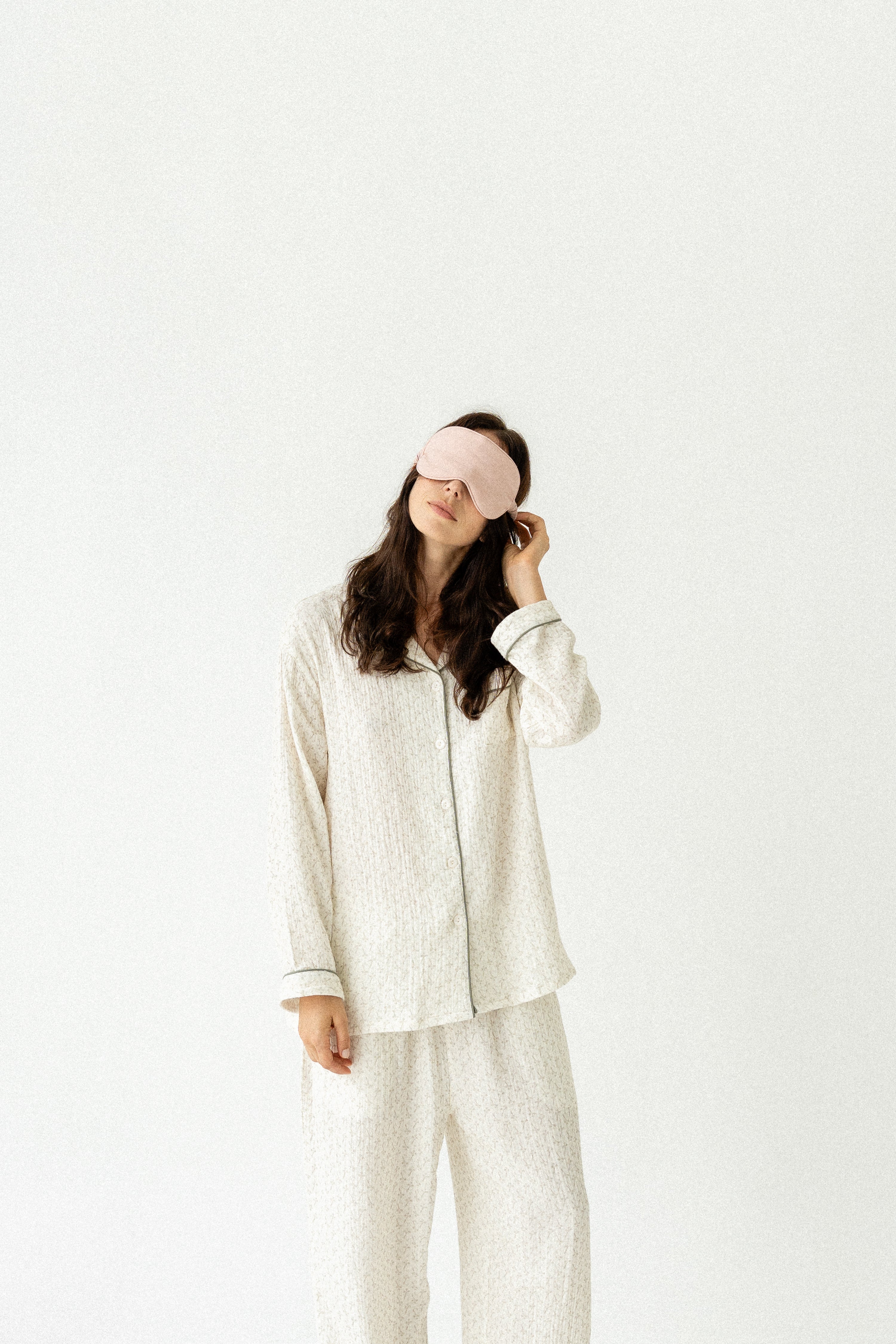 Linen Sleep Mask | Dusty Rose