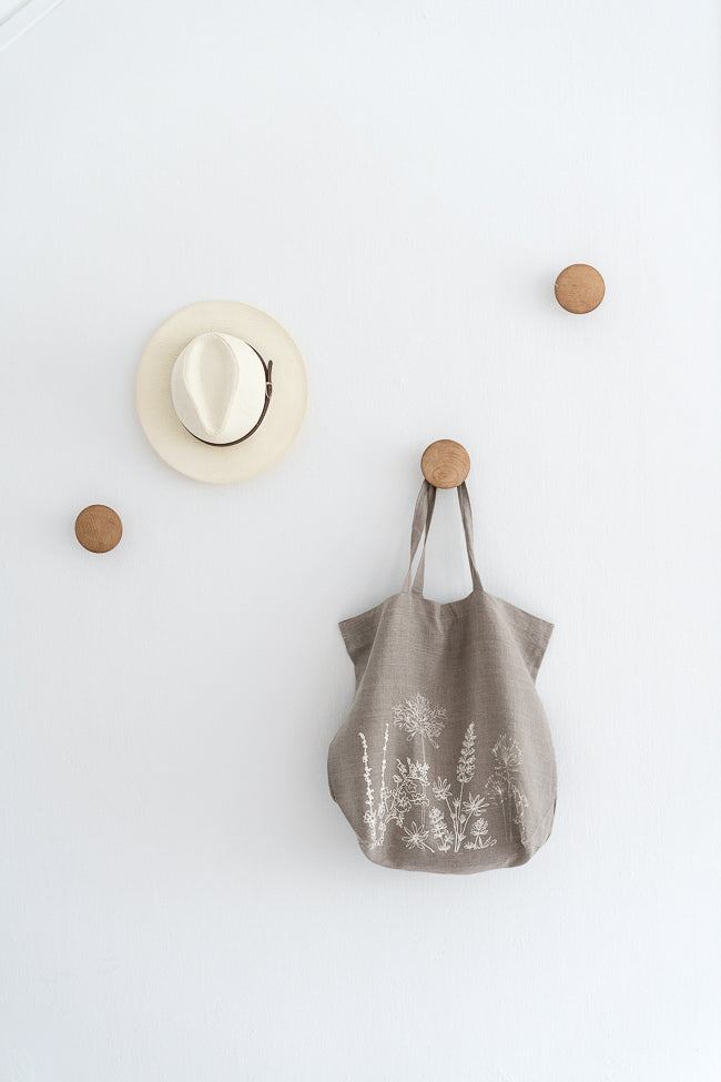 Garden Linen Tote Bag