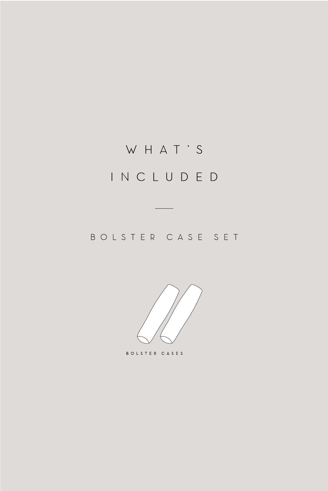 Linen Bolster Case | Set of 2