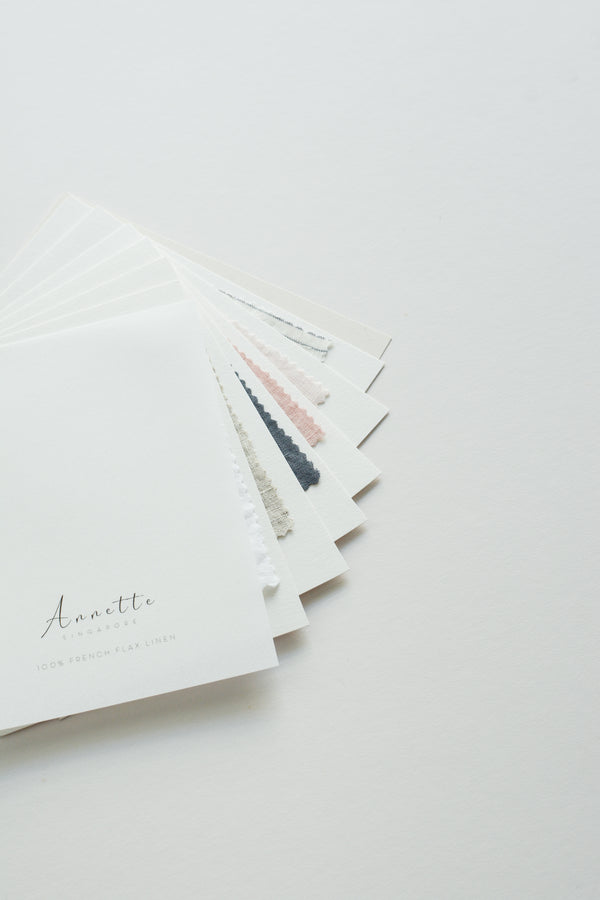Linen Bedding Fabric Swatch