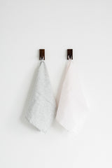 Linen Tea Towels (Set of 2) | Pinstripes and Soft Blush