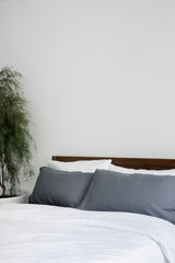 Linen Fitted Sheet Set | Slate Grey