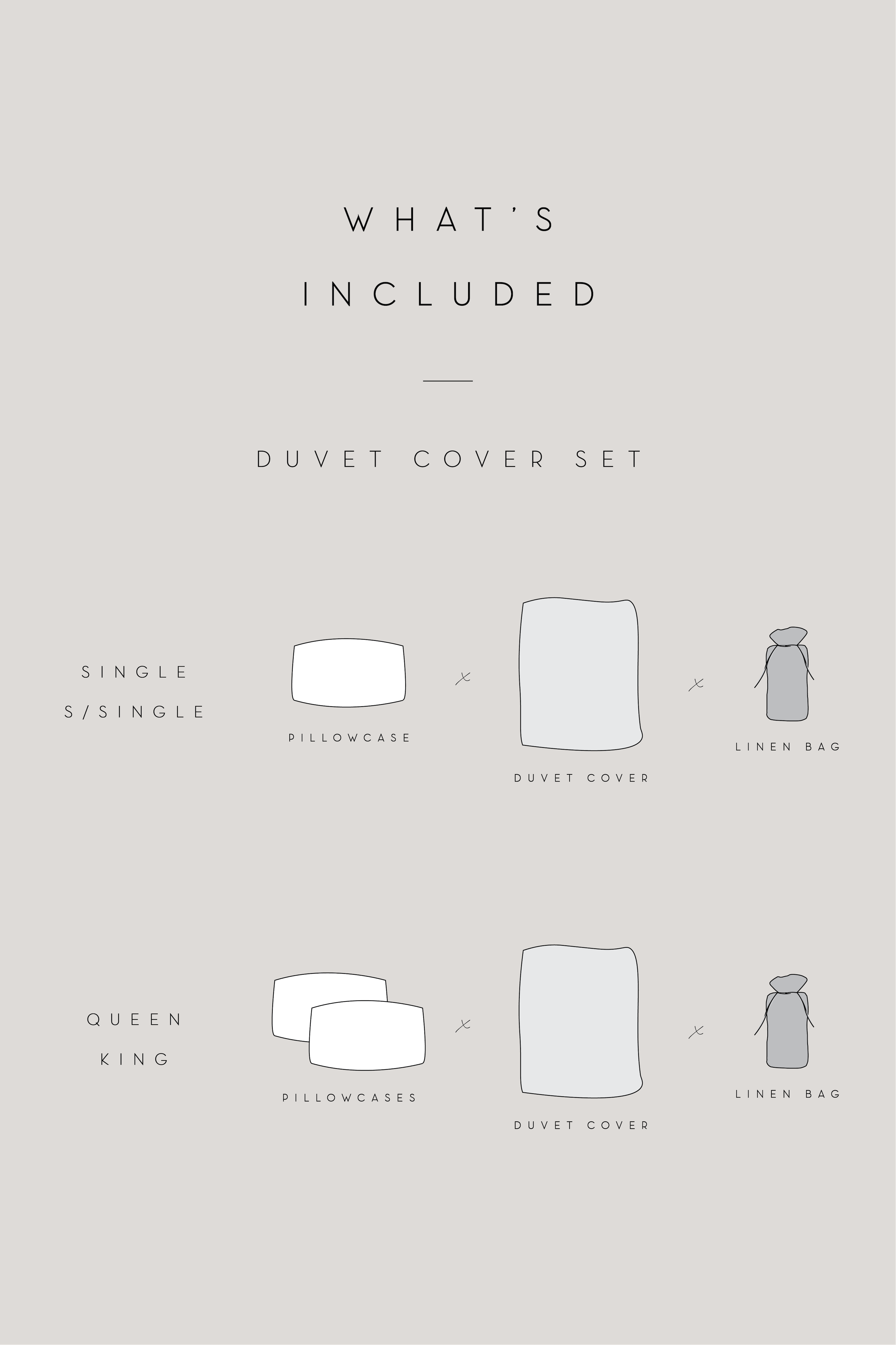 Linen Duvet Cover Set | Slate Grey