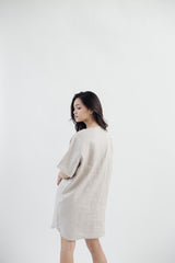 Linen Tunic Dress | Natural